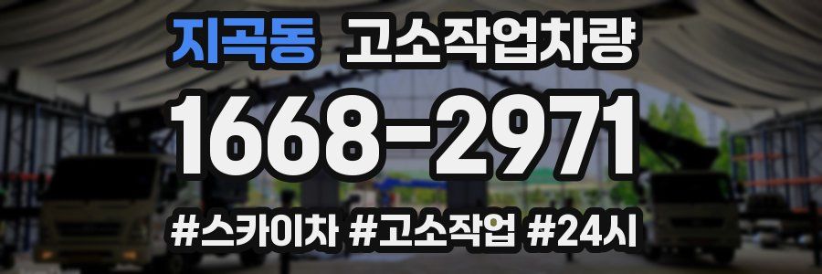 지곡동 고소작업차량