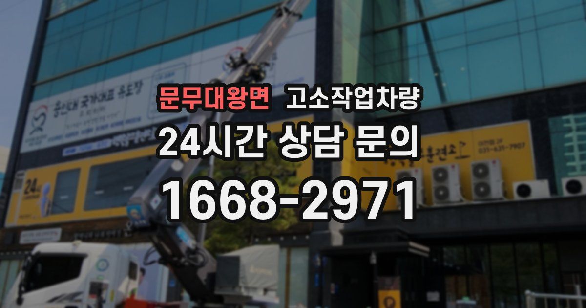 문무대왕면 고소작업차량