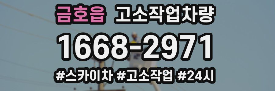 금호읍 고소작업차량