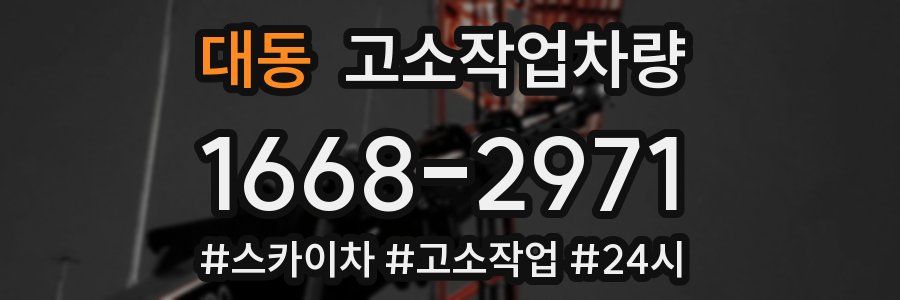 대동 고소작업차량