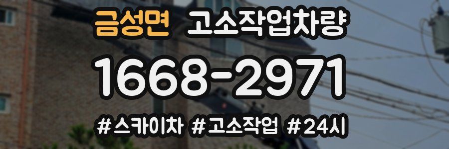 금성면 고소작업차량