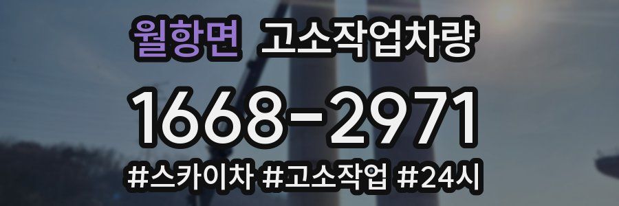 월항면 고소작업차량