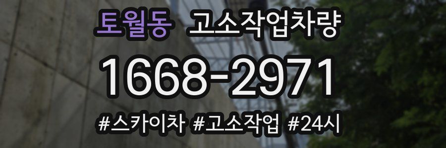 토월동 고소작업차량