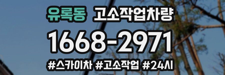 유록동 고소작업차량