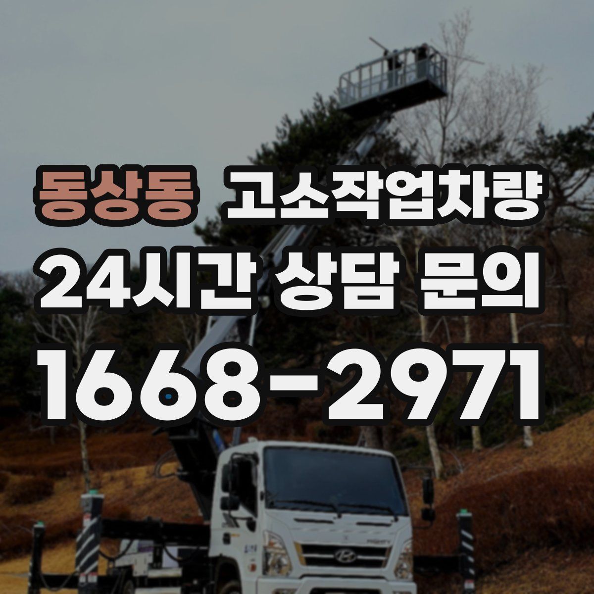 동상동 고소작업차량