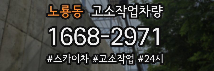 노룡동 고소작업차량