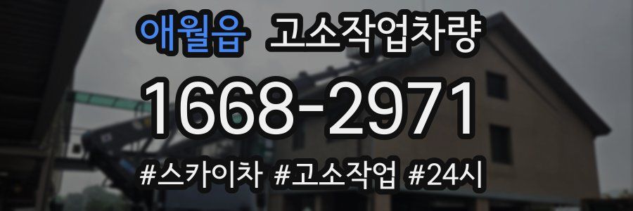 애월읍 고소작업차량