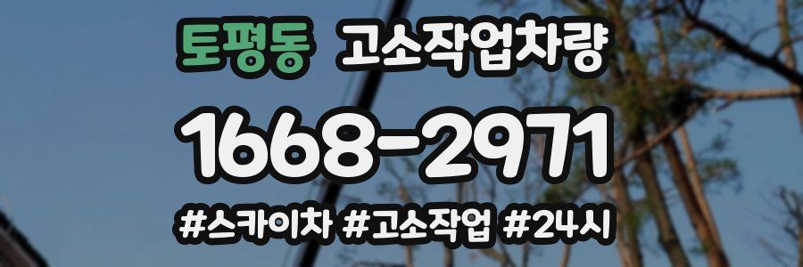 토평동 고소작업차량