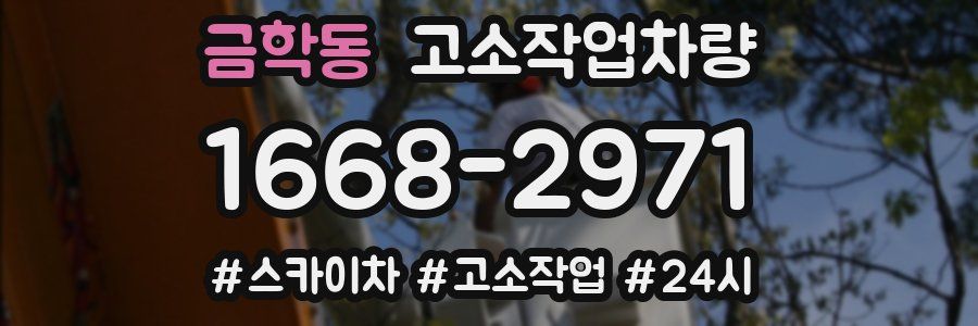 금학동 고소작업차량