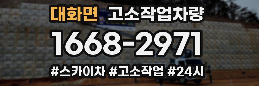 대화면 고소작업차량