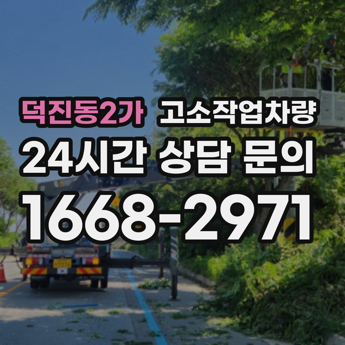 덕진동2가 고소작업차량