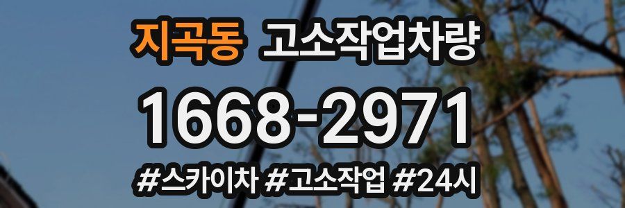 지곡동 고소작업차량