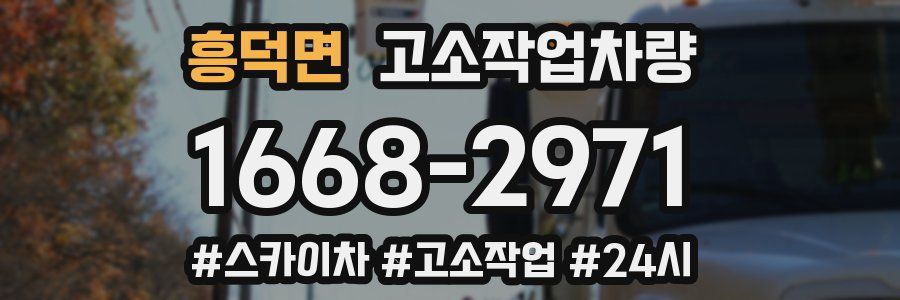 흥덕면 고소작업차량