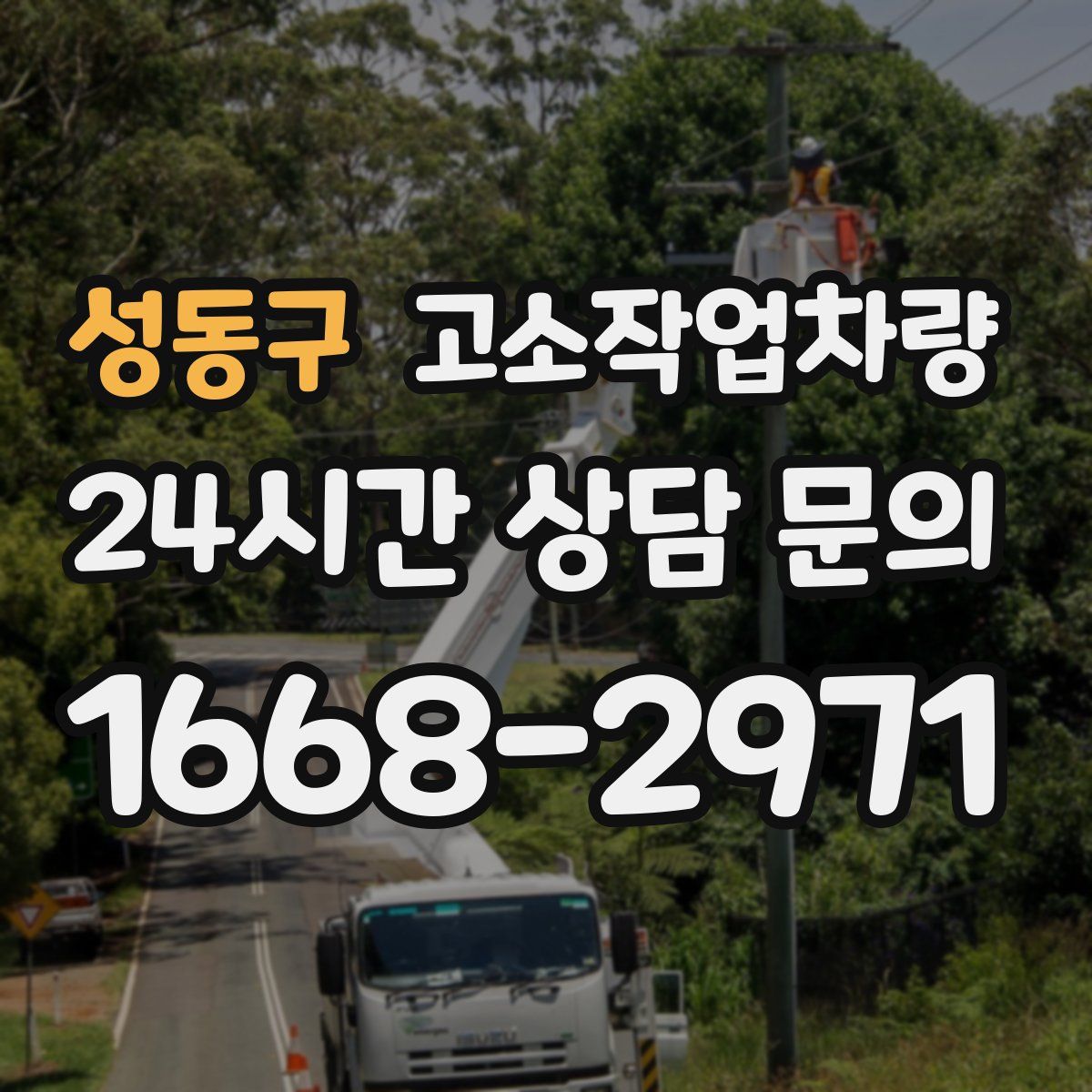 성동구 고소작업차량