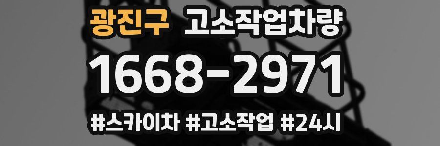 광진구 고소작업차량