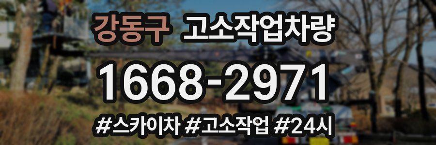 강동구 고소작업차량