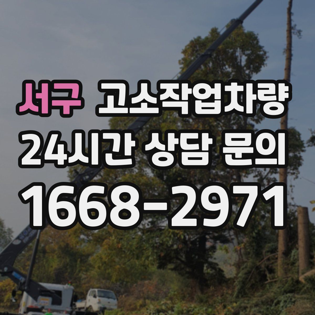 서구 고소작업차량