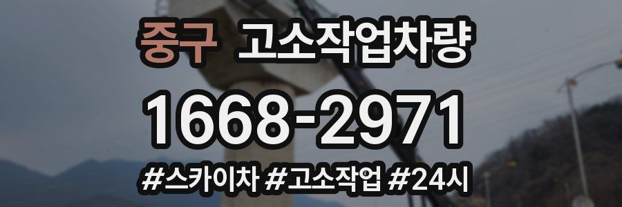 중구 고소작업차량