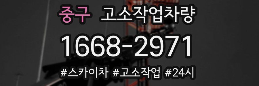 중구 고소작업차량