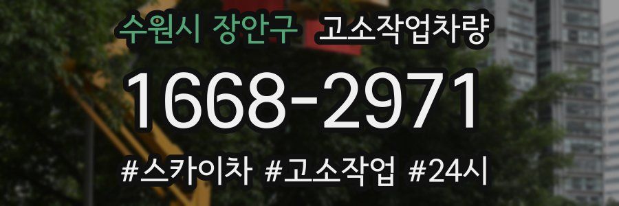 수원시 장안구 고소작업차량