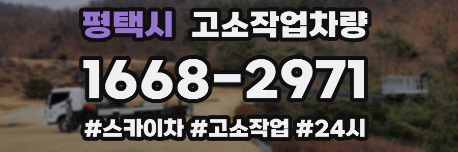 평택시 고소작업차량