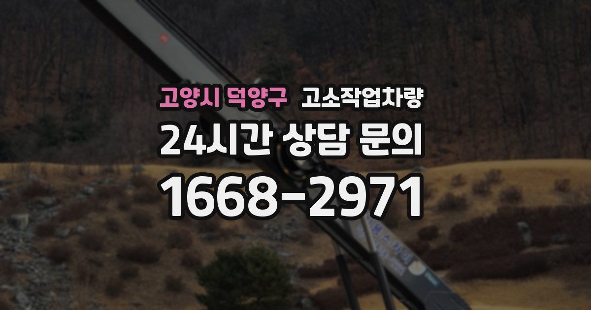 고양시 덕양구 고소작업차량