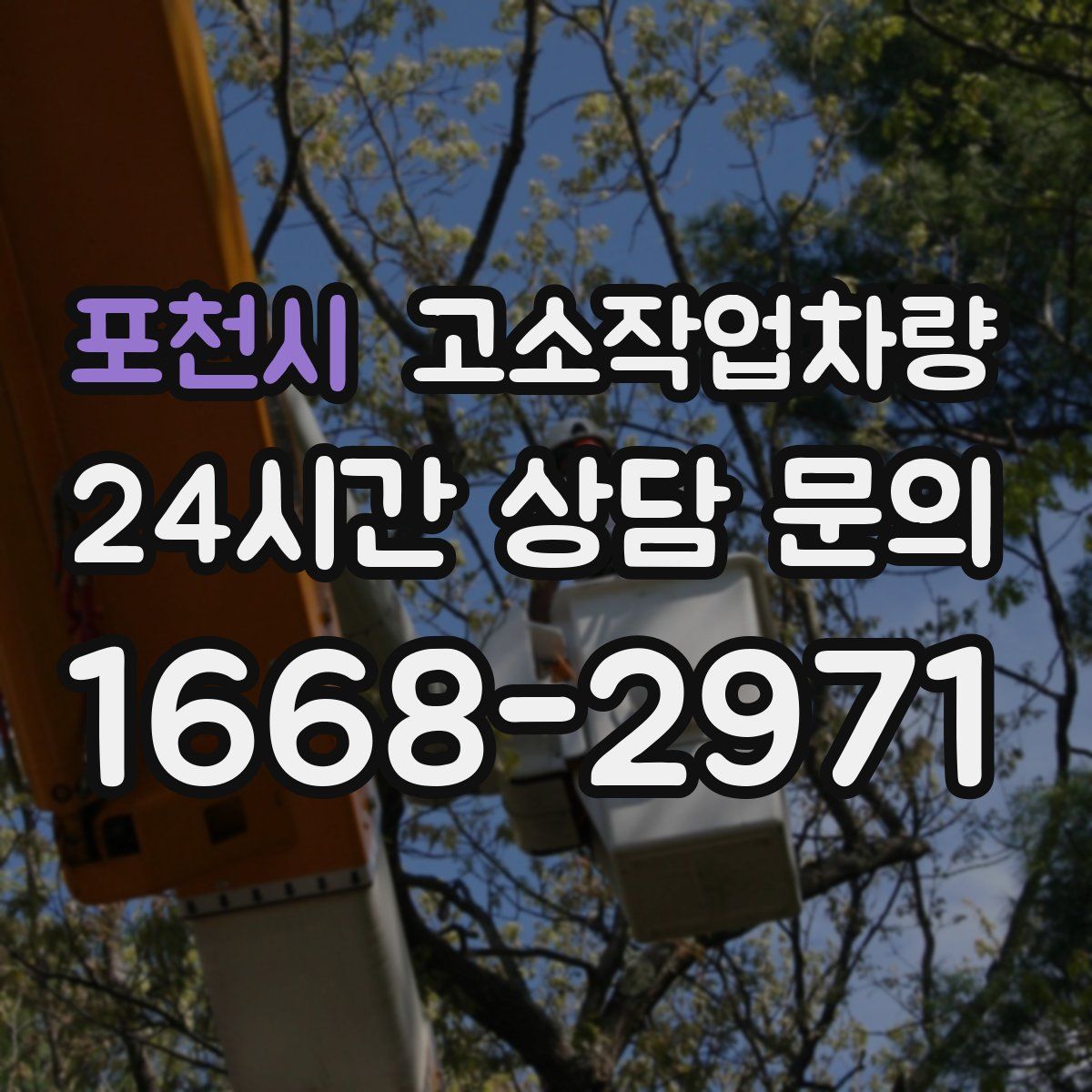 포천시 고소작업차량