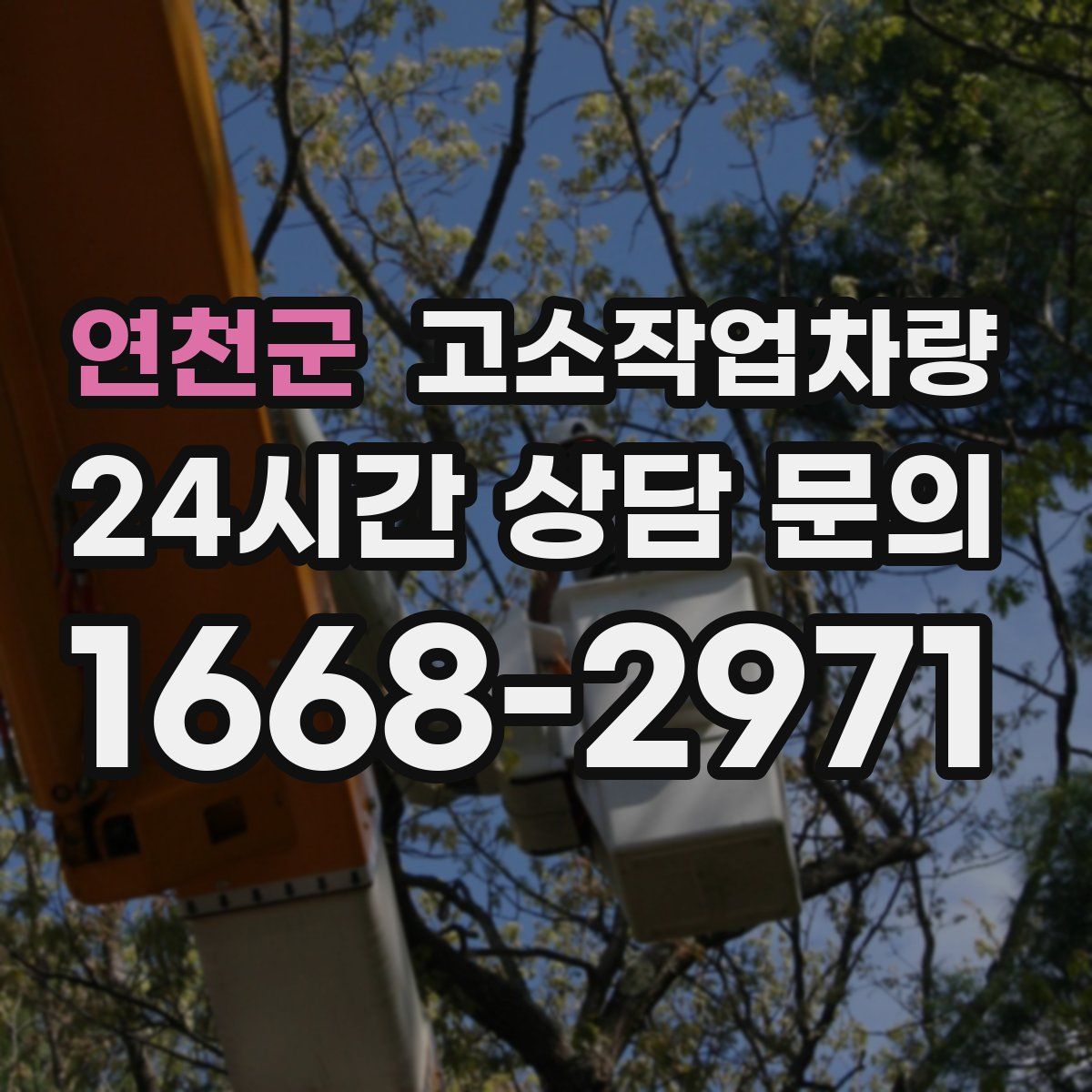 연천군 고소작업차량