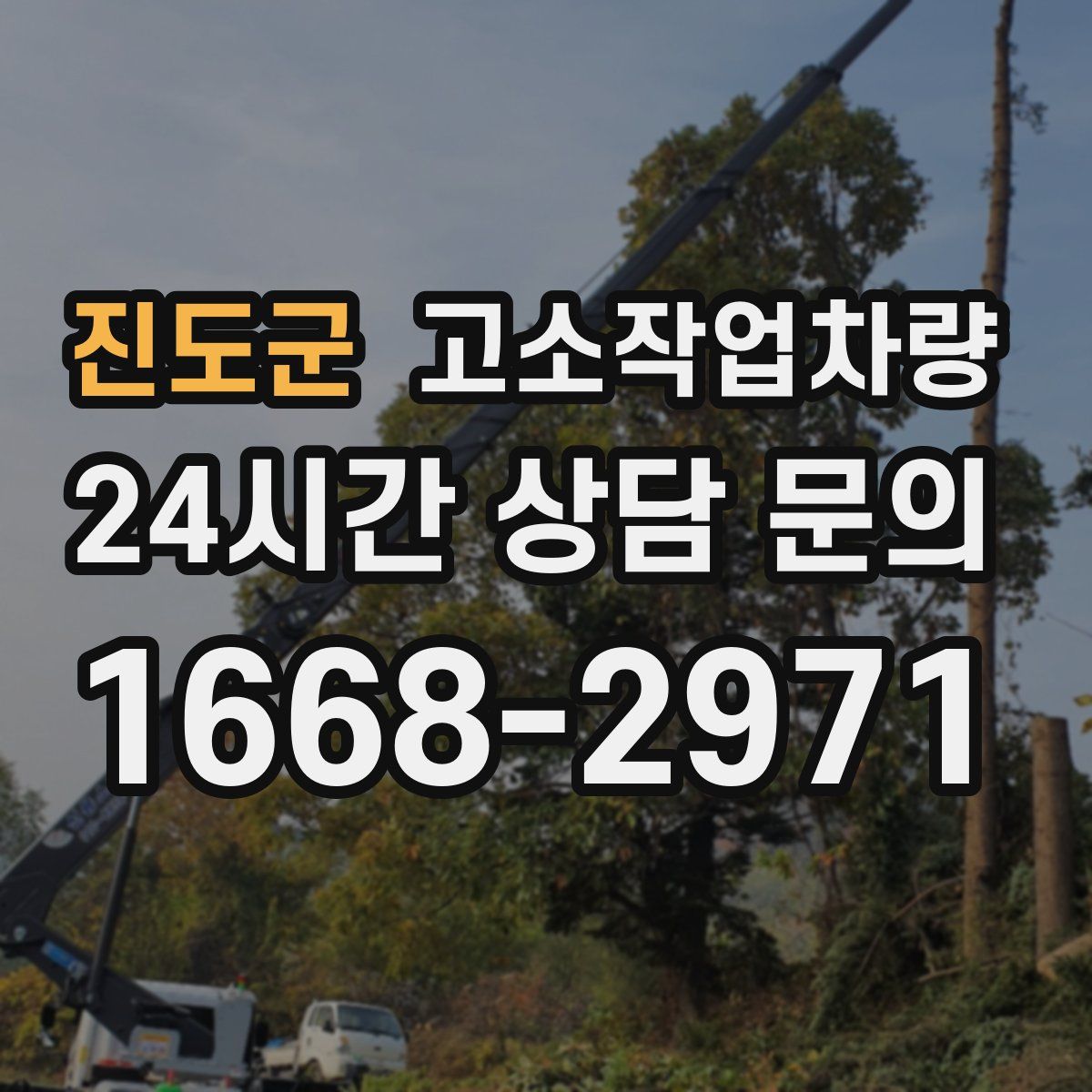 진도군 고소작업차량