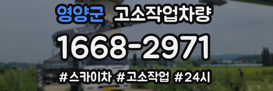 영양군 고소작업차량