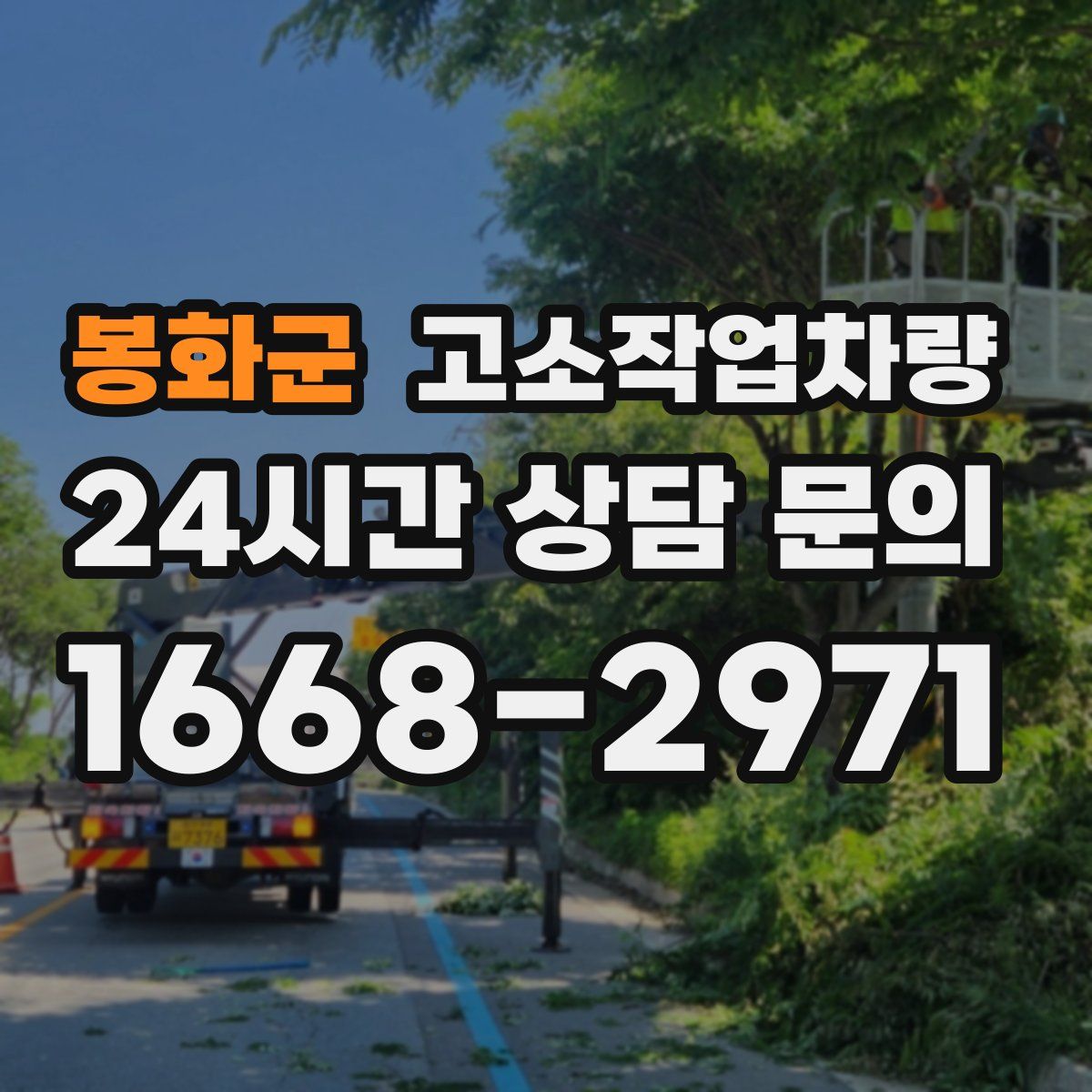 봉화군 고소작업차량
