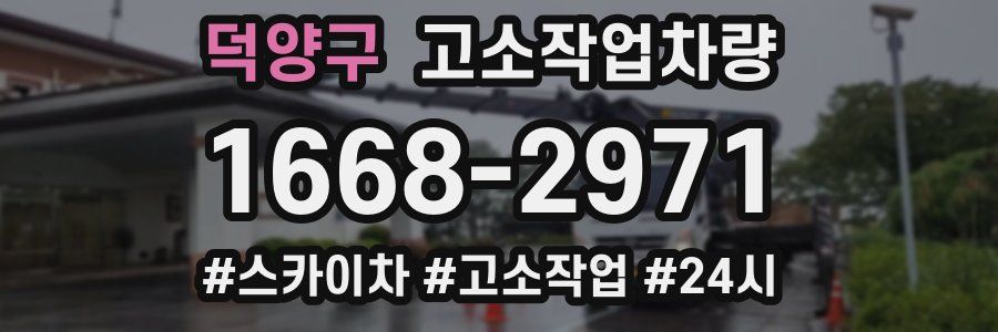 덕양구 고소작업차량