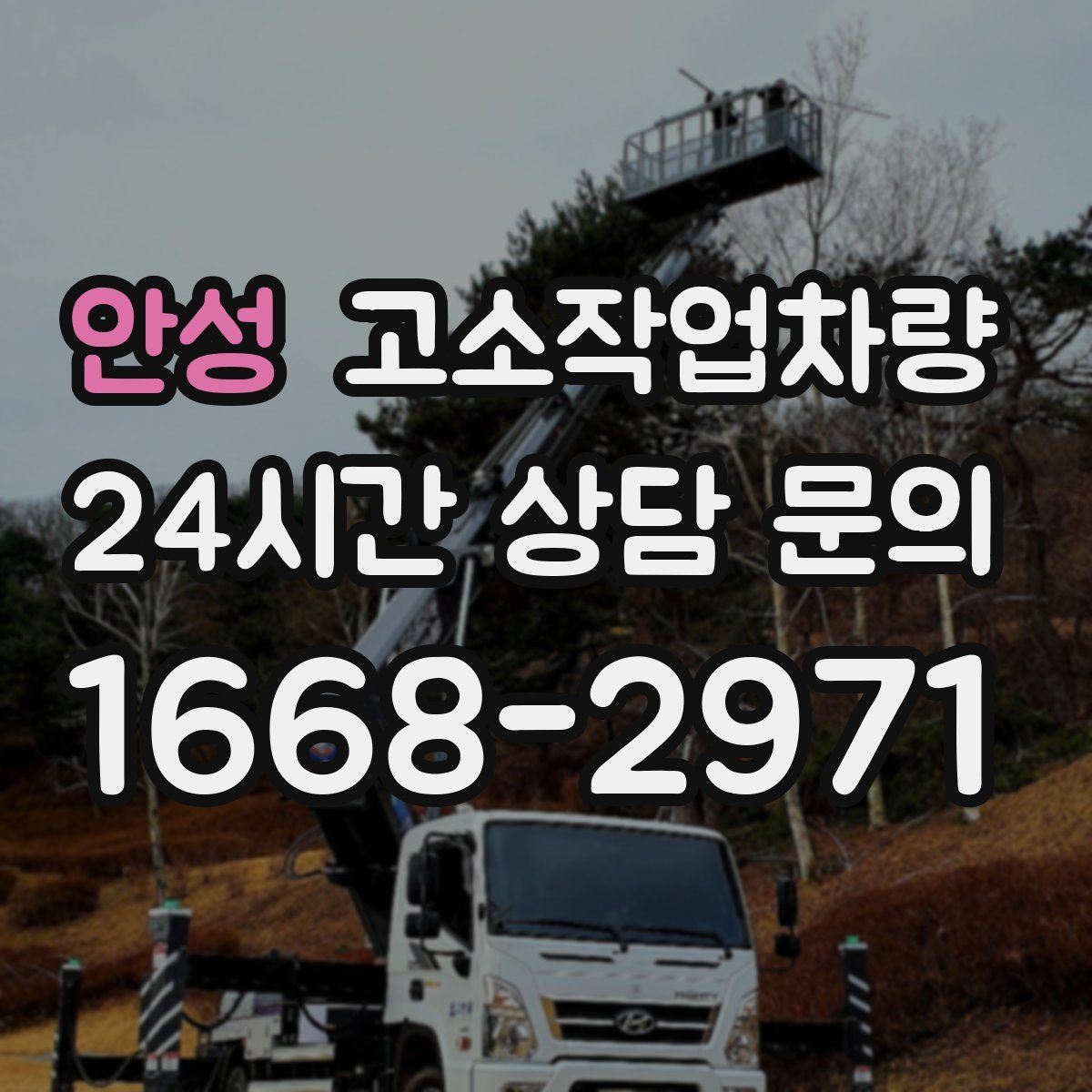 안성 고소작업차량