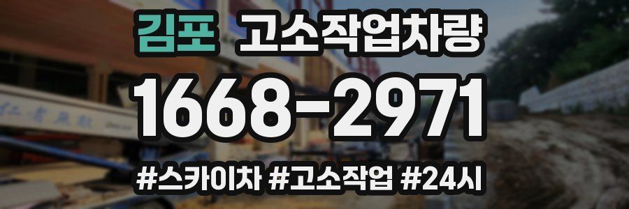 김포 고소작업차량