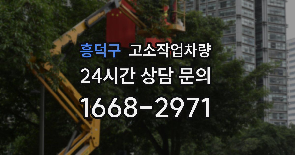흥덕구 고소작업차량