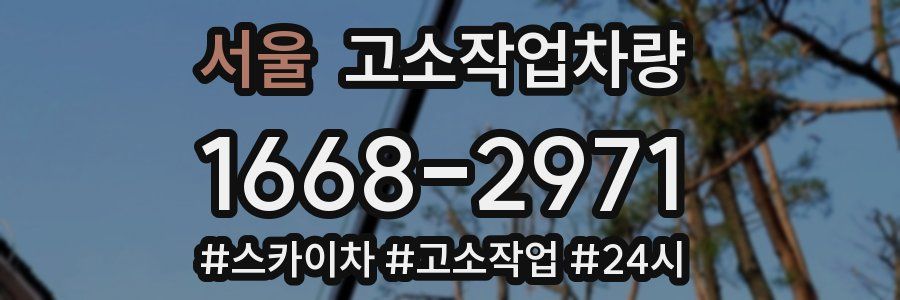 서울 고소작업차량