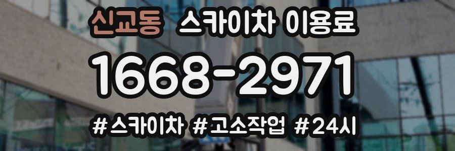 신교동 스카이차 이용료