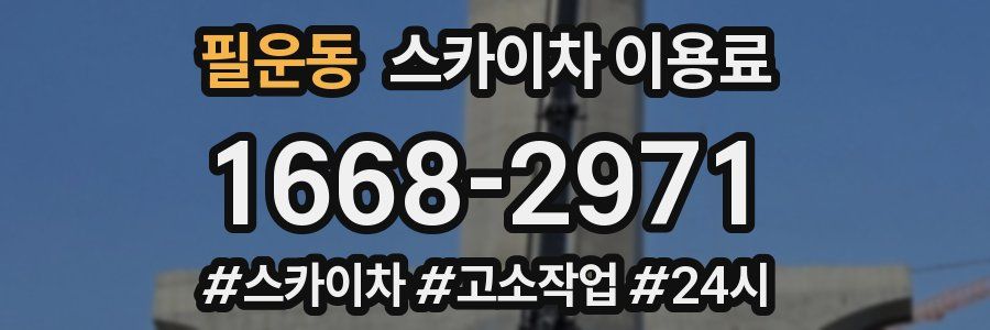 필운동 스카이차 이용료