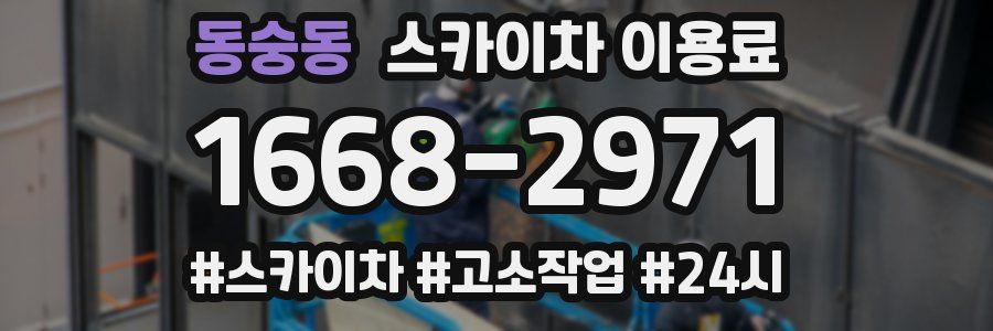 동숭동 스카이차 이용료
