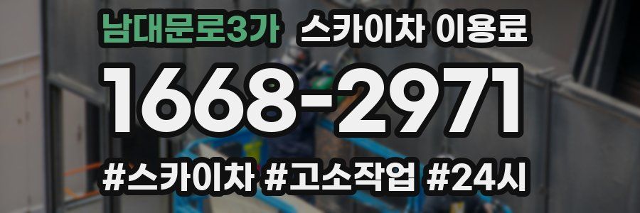 남대문로3가 스카이차 이용료