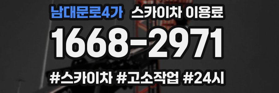 남대문로4가 스카이차 이용료
