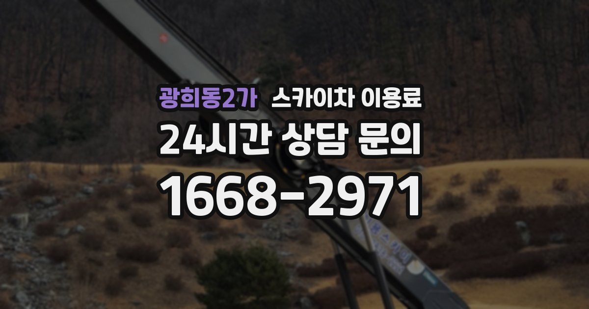 광희동2가 스카이차 이용료