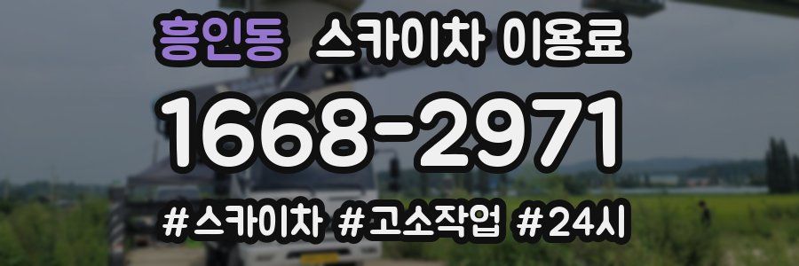 흥인동 스카이차 이용료