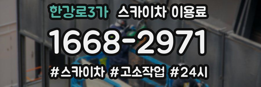 한강로3가 스카이차 이용료