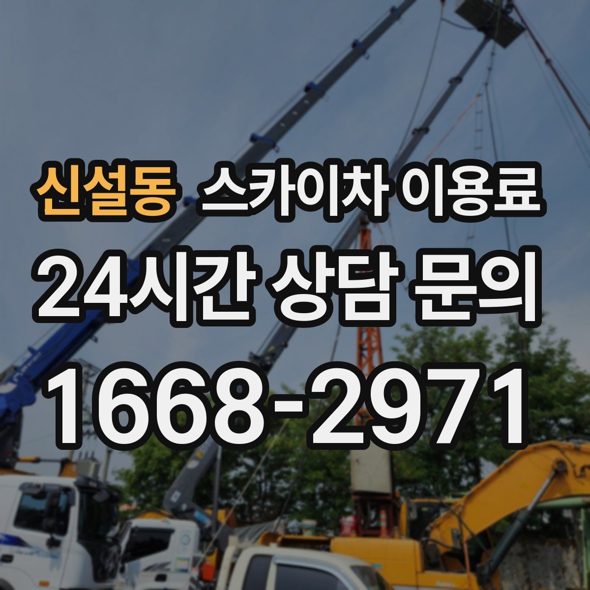 신설동 스카이차 이용료
