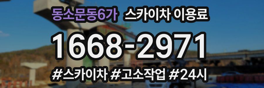 동소문동6가 스카이차 이용료