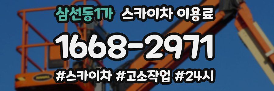 삼선동1가 스카이차 이용료