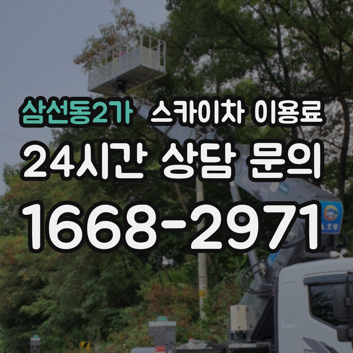 삼선동2가 스카이차 이용료