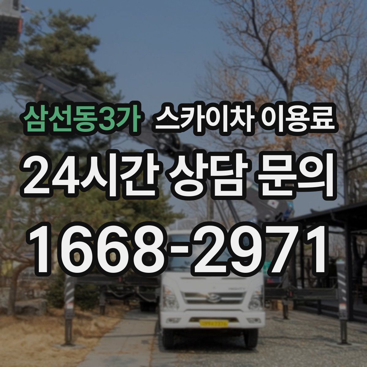 삼선동3가 스카이차 이용료