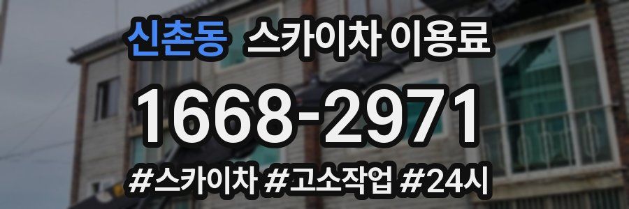 신촌동 스카이차 이용료